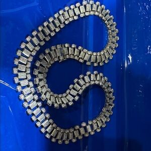 Silver Rhinestone Necklace